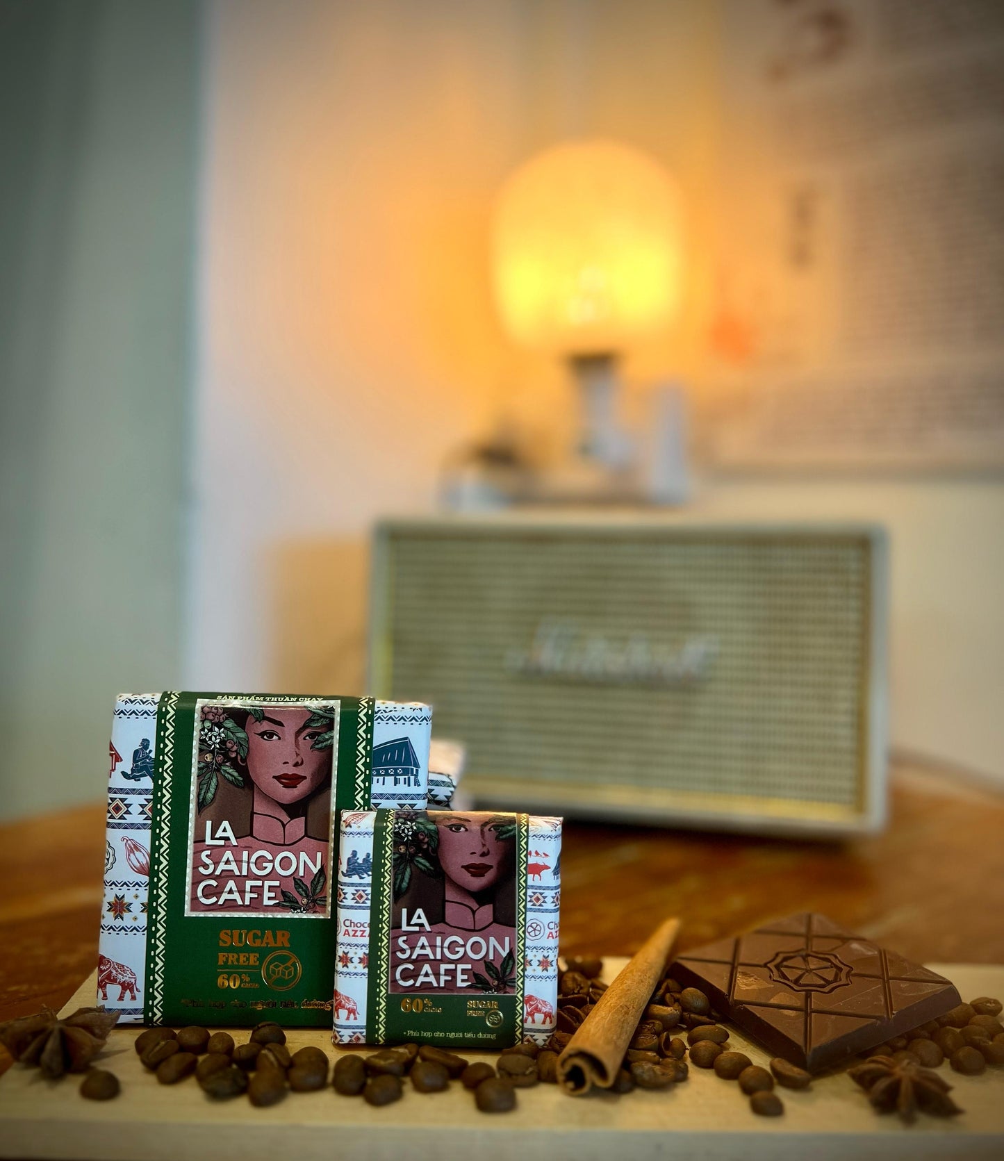 🍫 La Saigon Café 60% Sugar-Free Dark Chocolate