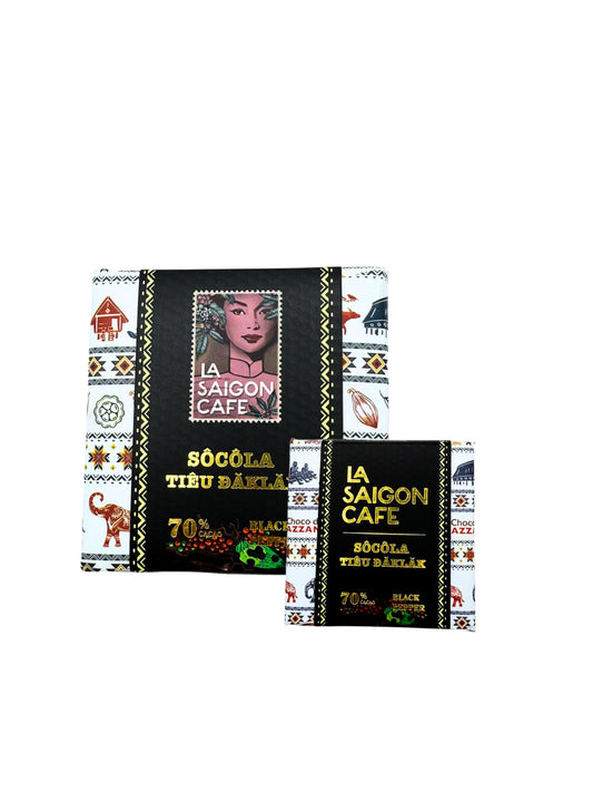 DARK CHOCOLATE WITH BLACK PEPER 70%