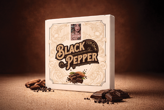 DARK CHOCOLATE WITH BLACK PEPER 70%