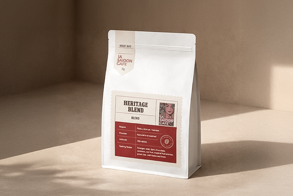 HERITAGE BLEND- Limited Edition – La Saigon Café- 250g Bag