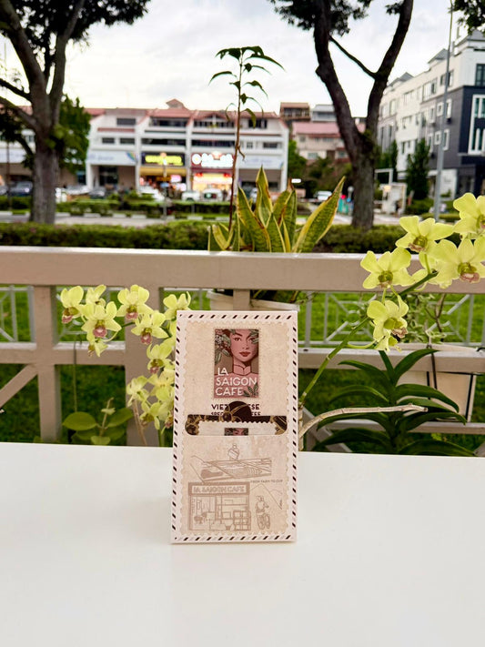 LA SAIGON CAFE - NATURAL SLOW ROBUSTA 150G – PREMIUM STRONG VIETNAMESE COFFEE BEANS - FRESH ROASTED