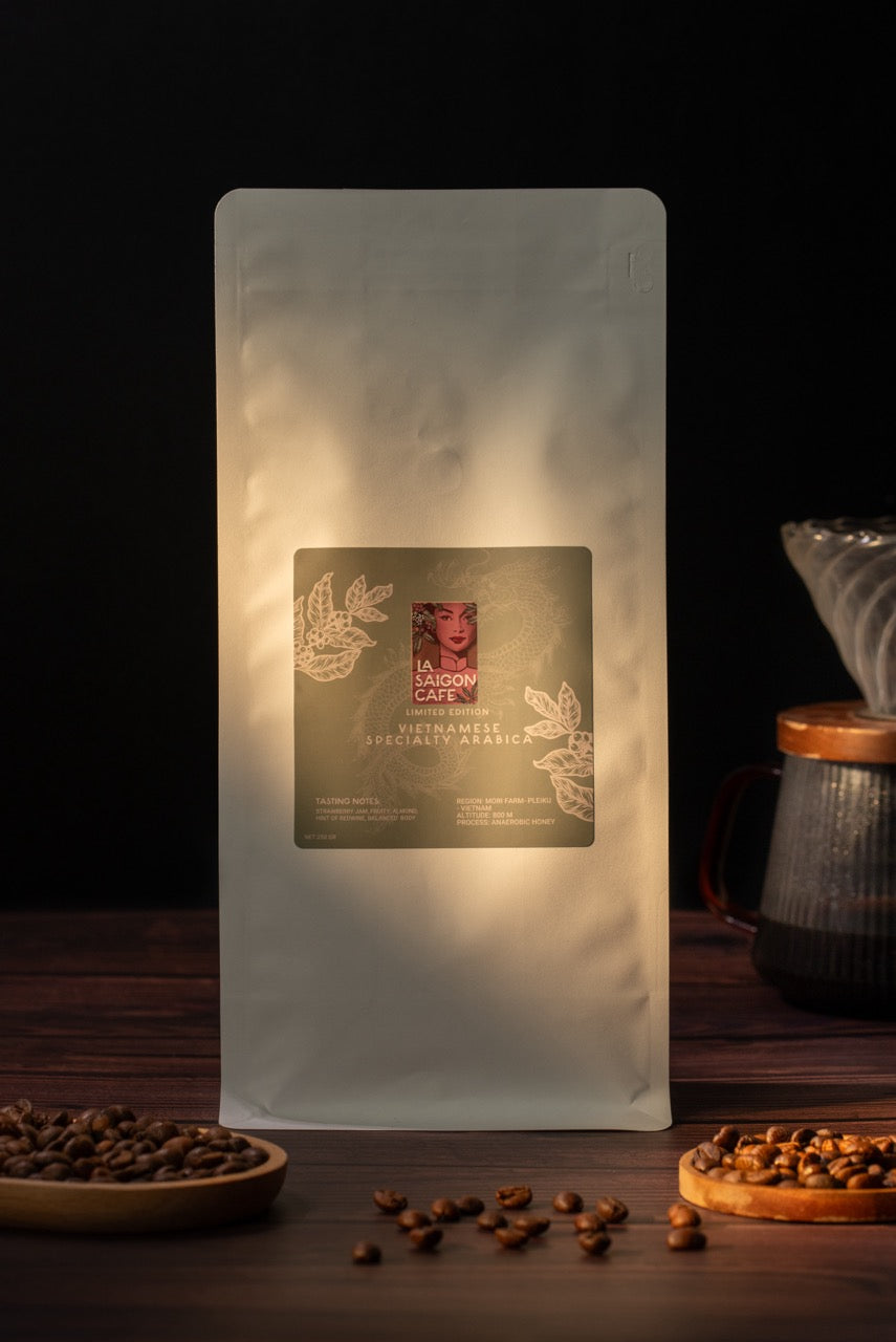 🍓 LASAIGONCAFE – Vietnamese Arabica from Mori Farm, Pleiku – Anaerobic Honey 🇻🇳
