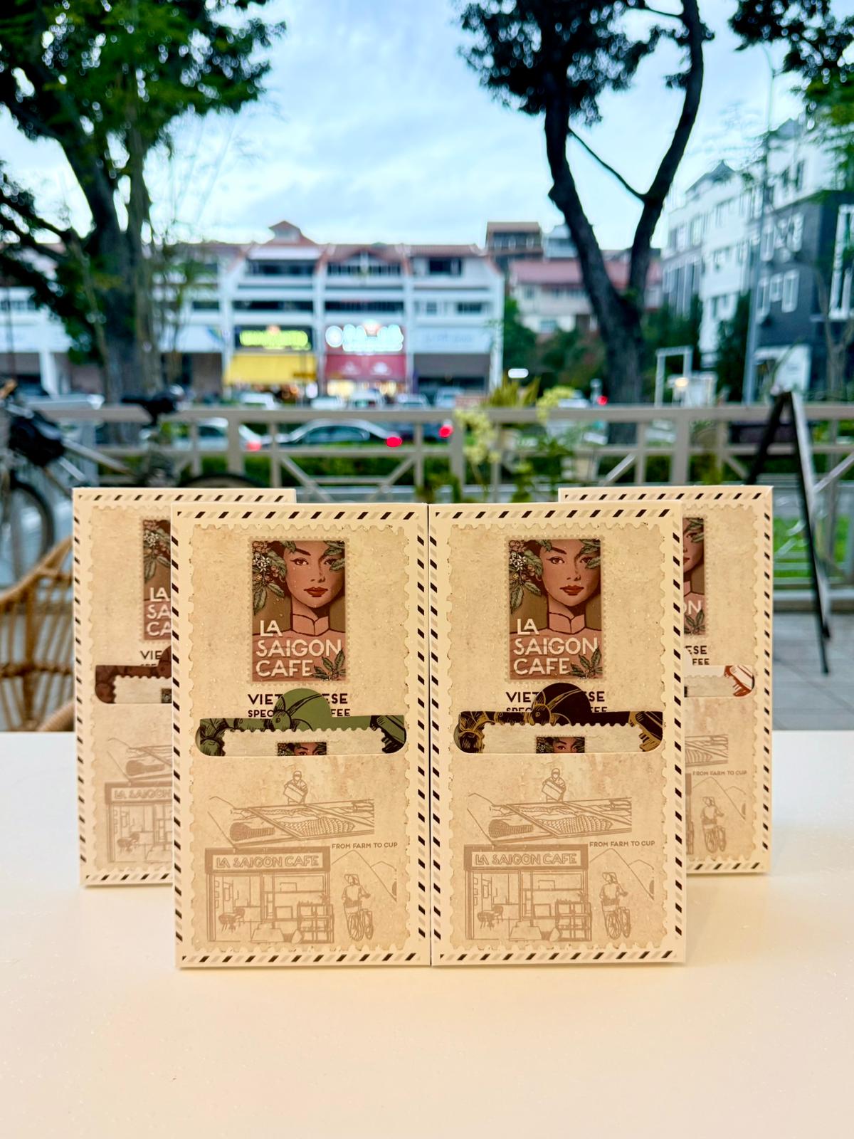 LA SAIGON CAFE 4×150G COFFEE BEAN BUNDLE – MIX ANY FLAVOUR, RAINFOREST ALLIANCE, FRESH ROASTED