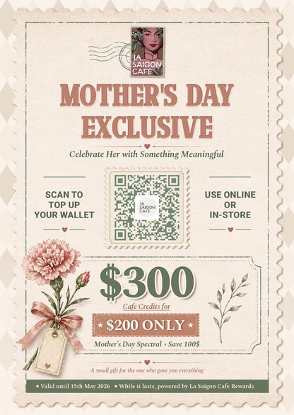 Mother’s Day Gift: $200 for $300 of Moments Together
