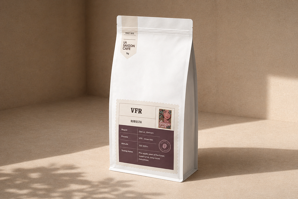 VFR (VERY FINE ROBUSTA)  | MEDIUM ROAST | WHOLE BEAN | 1 KG